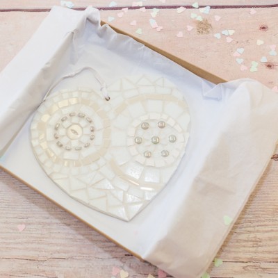 wedding heart white 