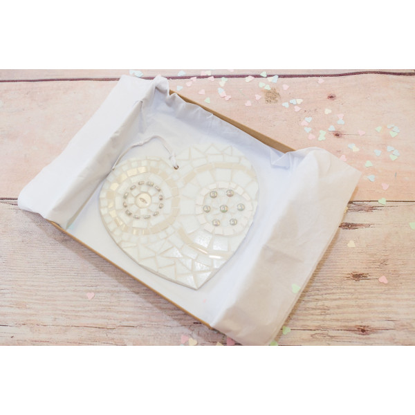 wedding heart white 
