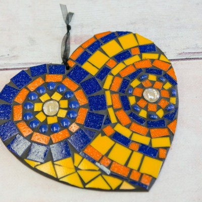 blue orange heart