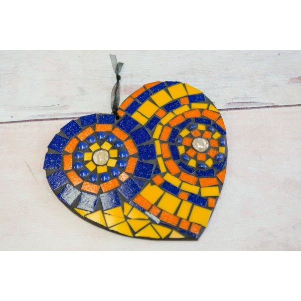 blue orange heart