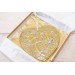 golden wedding heart