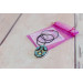 teal love bird pendant