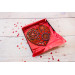 wedding heart red confetti