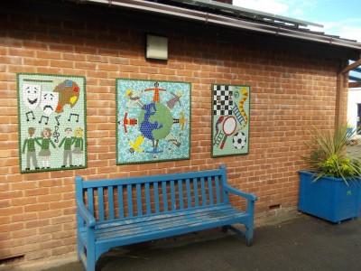 bench mosaic